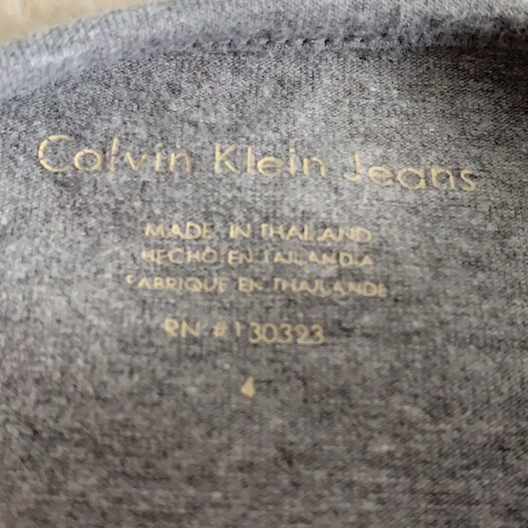 Calvin Klein Jeans 4 Gray & Pink Short Sleeve Dress 💕 - Picture 8 of 11